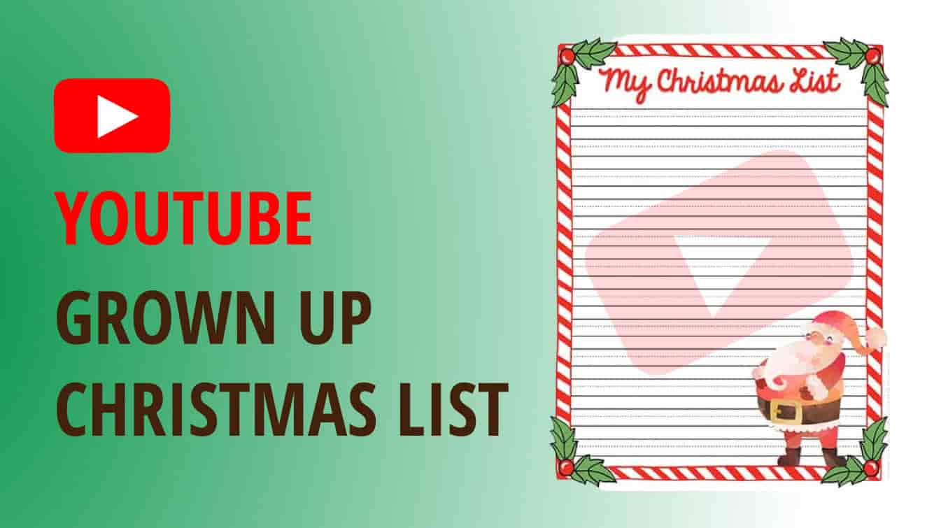 youtube grown up christmas list grown up christmas list grown-up christmas list song